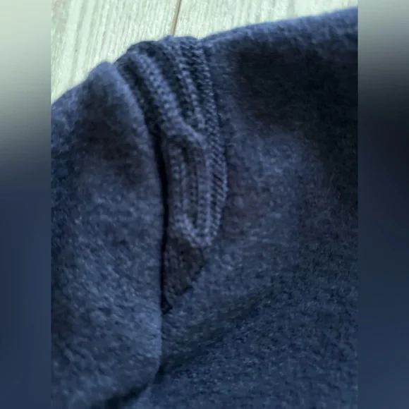 Maioja Navy Button-Up Fleece Jacket Medium - Picture 8 of 12